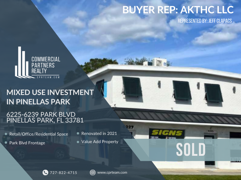 6225-6239 Park Blv sold: Mixed-use property